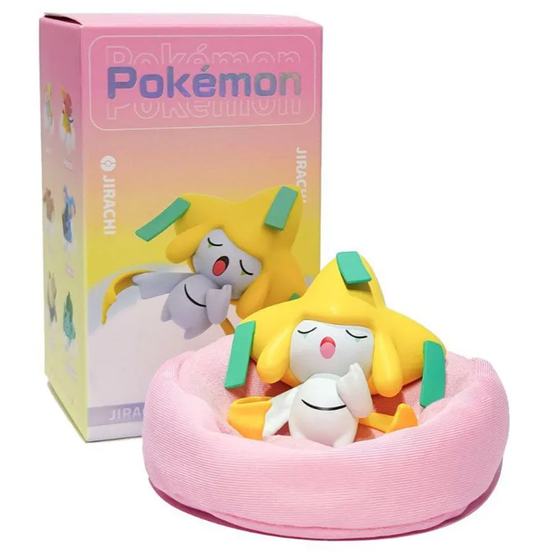 Pokémon Slaaphouding Model Ornament Serie Echt product Anime Action Figure Sylveon Pikachu Charmander Model Pop Speelgoed Cadeau