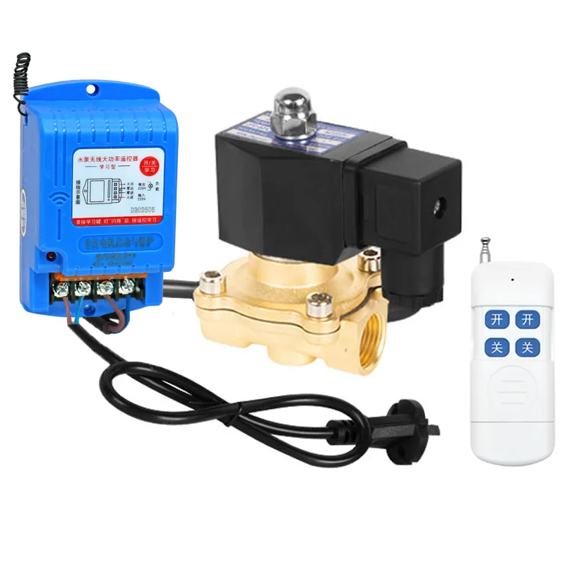 Normally Closed Waterproof Remote Control Solenoid Valve Wireless Intelligent Control Water Valve for Smart House IoT Industry