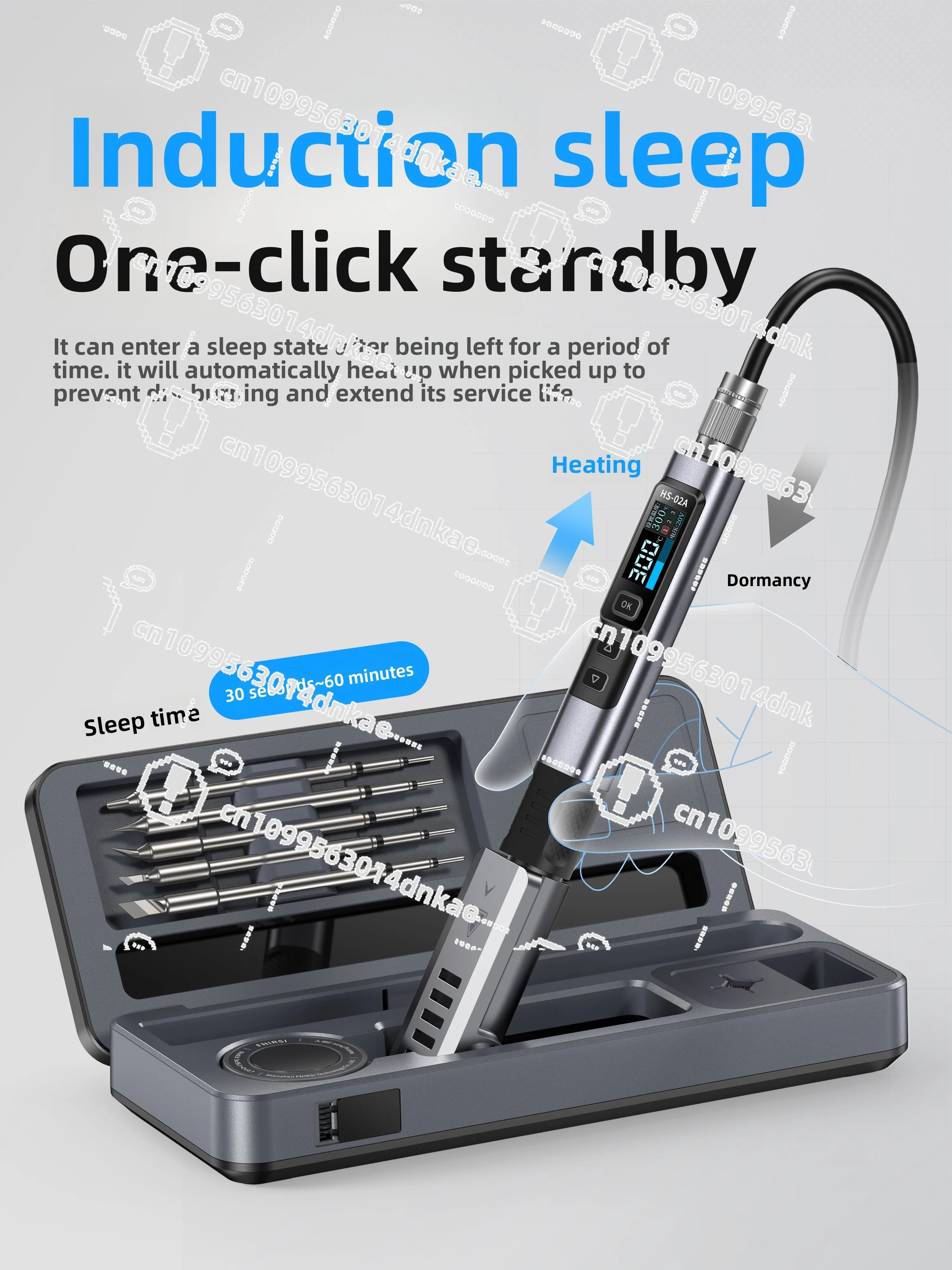 スマート電気はんだごて-家庭用小型-hs02-モバイルワークベンチ-ポータブルハイパワー電気はんだごてセット