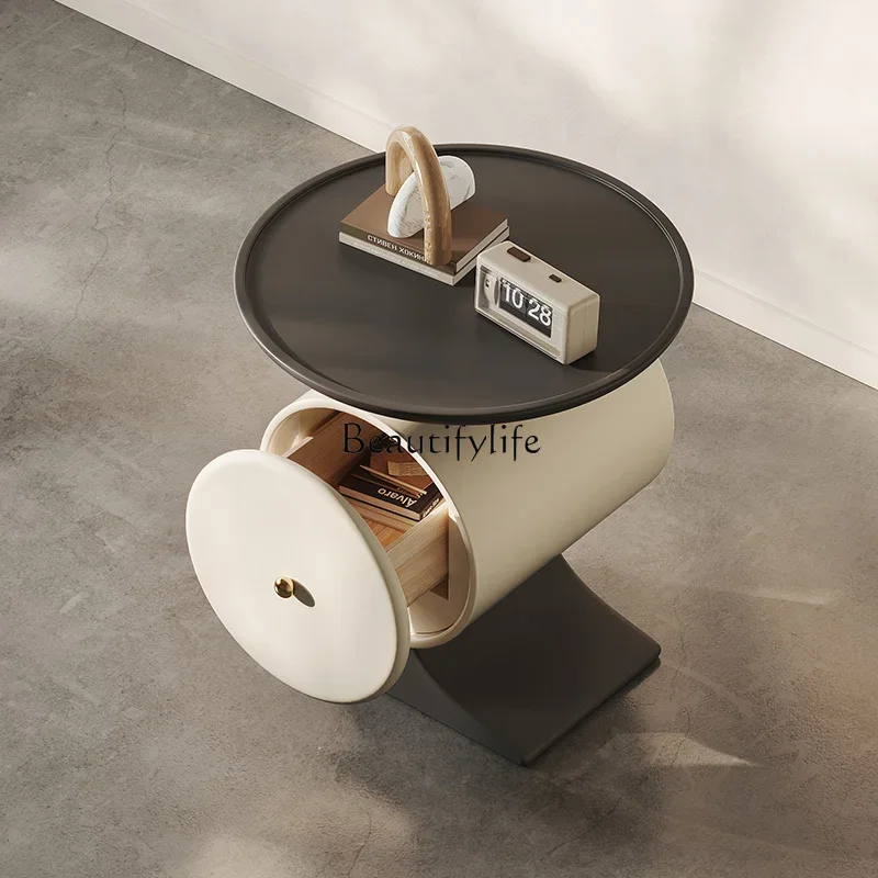 

Bedside table Master bedroom Modern light luxury Bedside storage locker