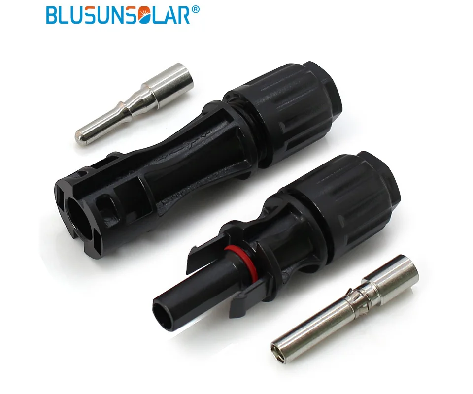 10 Pairs/lot 10mm Sq Solar Solar Connector 100% Pure PPO Material Male Female PV Cable Connectors for Solar Power System