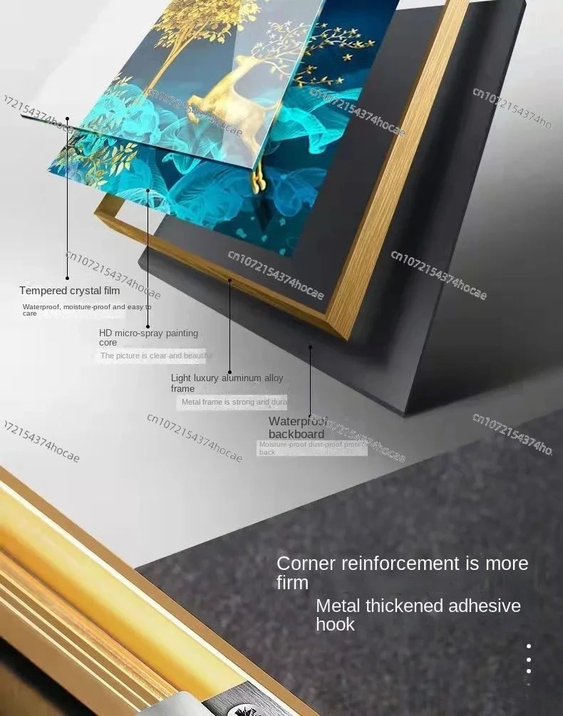 ل الشمال ديكور المنزل لوحات من صندوق كهربائي التبديل يغطي الصورة الملصقات الإبداعية جدار الفن الديكور والإطار لايف رو #4