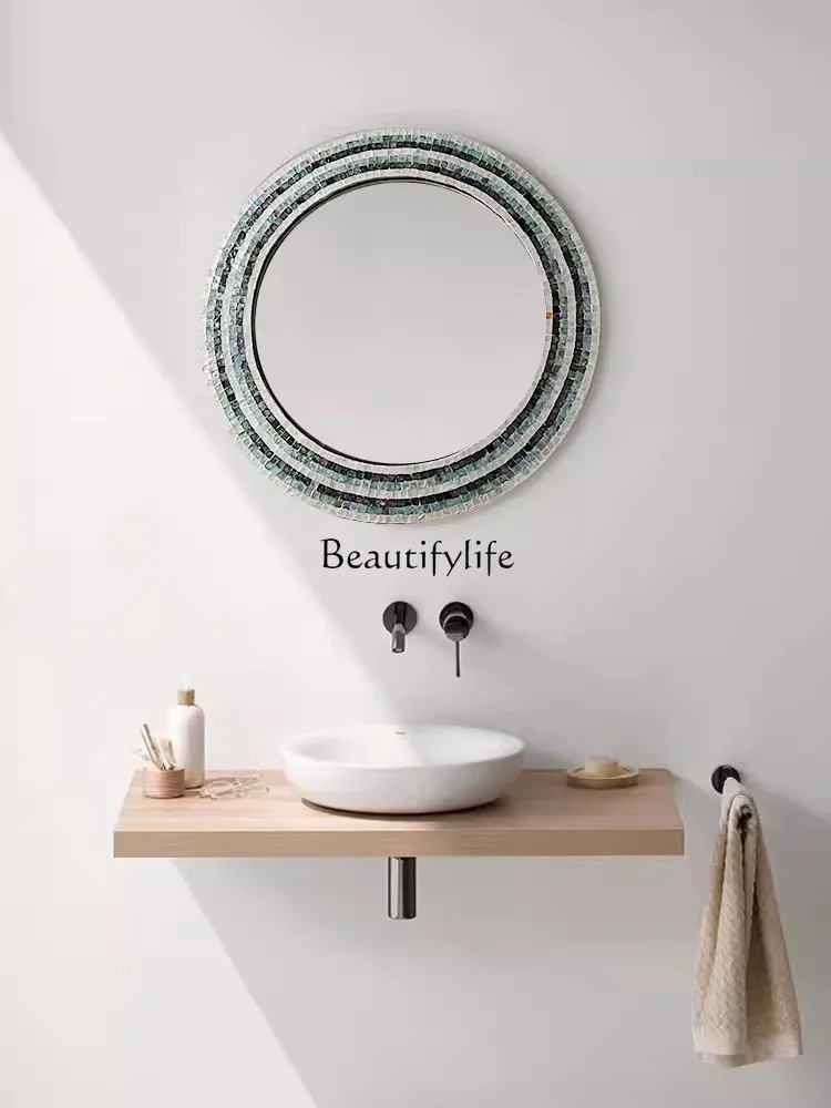 

Vintage Shell Bathroom Ideas Wall Makeup Wall Mirror French Advanced Bathroom Cosmetic Mirror