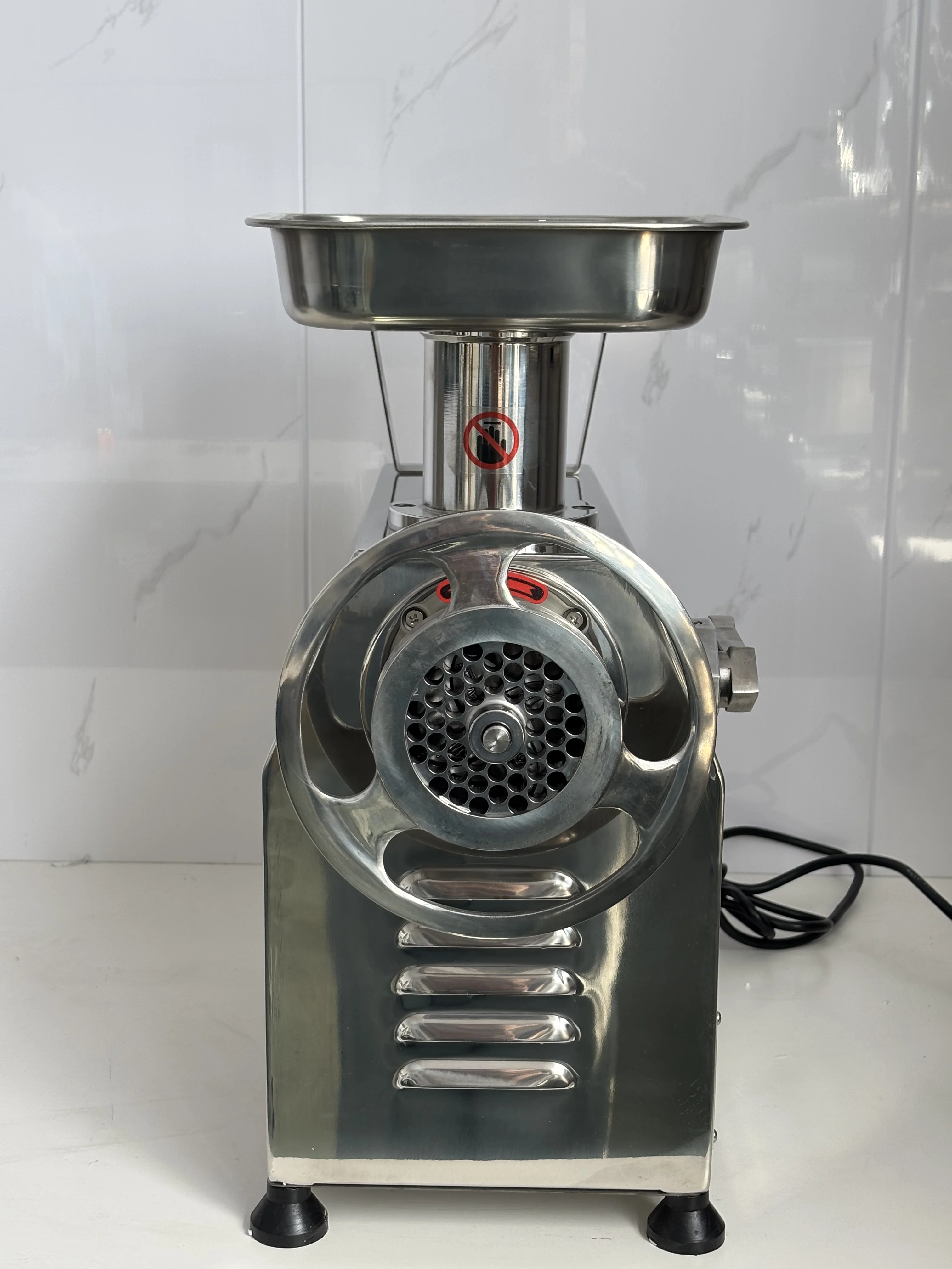 New Industrial Stainless Steel Commercial Meat Grinder Automatic  320kg/h Capacity High Efficiency