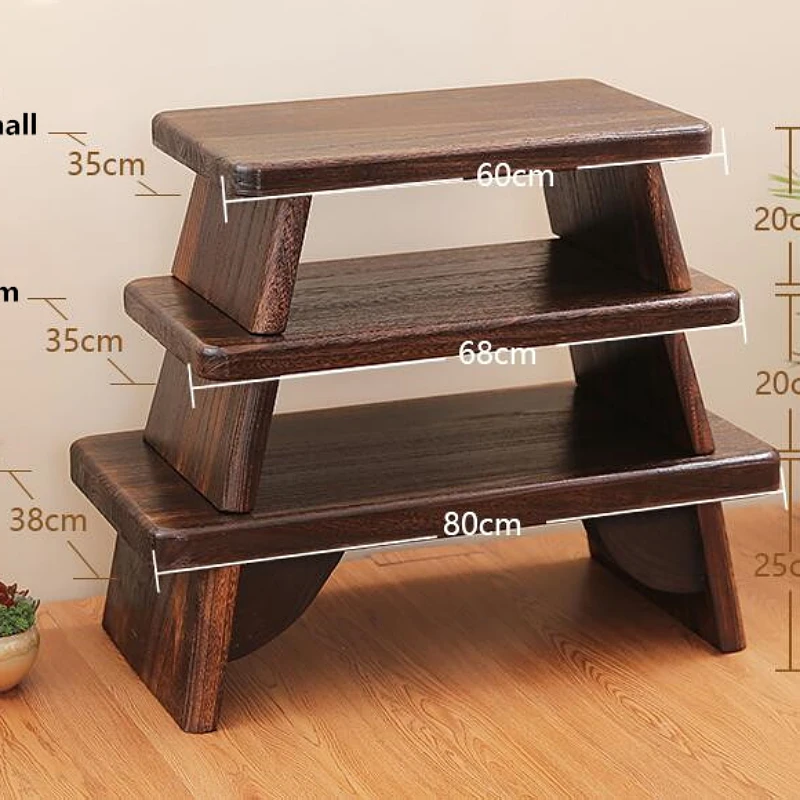 Asian Antique Furniture Japanese Floor Tea Table Rectangle Living Room Wooden Center Laptop Coffee Tatami Low End Table Wood