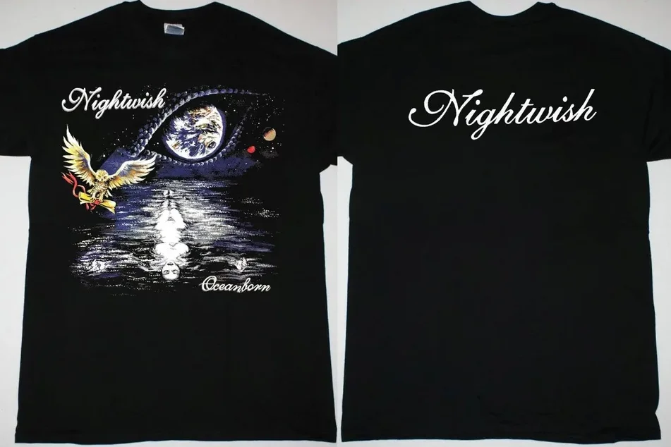 Nightwish Oceanborn Album Cover Promo T-Shirt Double Sided