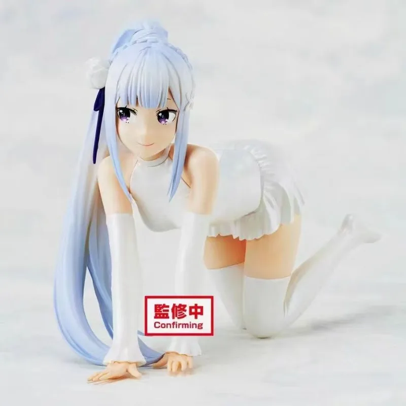 متوفر في المخزون شخصيات بانداي إعادة الحياة الأصلية في عالم مختلف من الصفر إميليا بانبريستو شخصيات أنيمي نموذج ألعاب هدايا مزخرفة #3