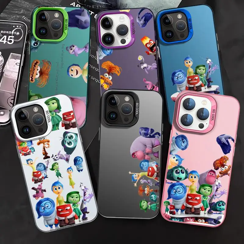 Disneys Inside Out 2 Case for Apple iPhone 15 Plus X 12 Pro 11 Pro Max XR 13 XS Max 14 Pro 13 Pro 12 TPU Silicone Bag Soft Cover