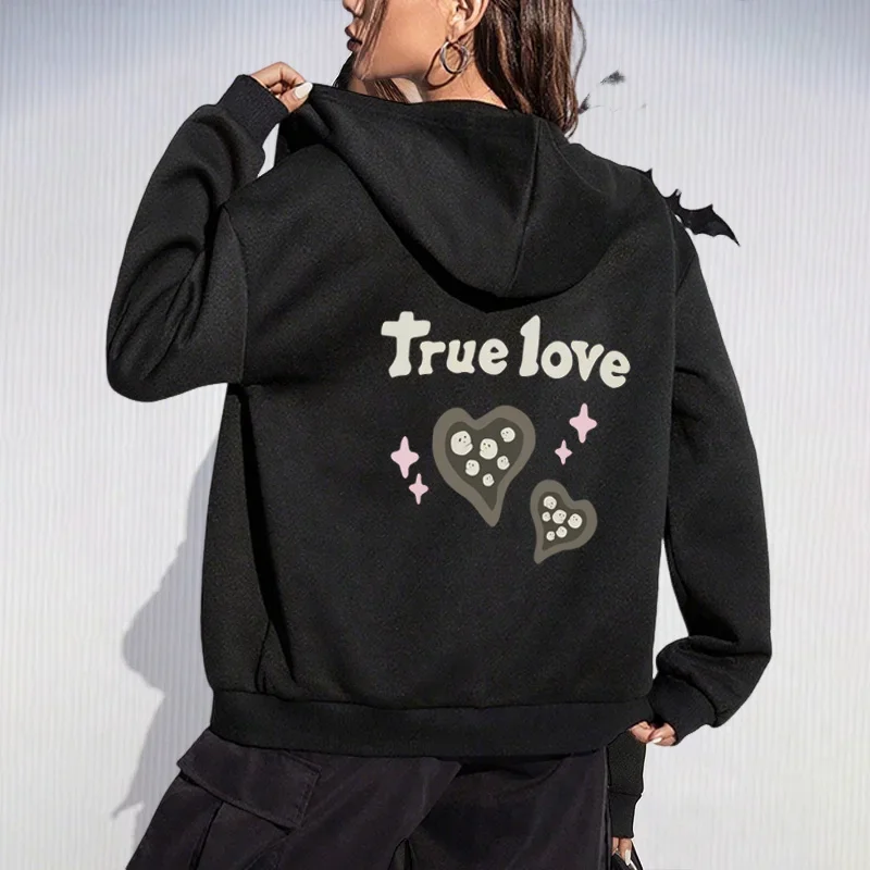 

Quality Autumn Winter Women Zipper Cardigan Hooded Sweatshirt Hot SalesFashion Casual Jogging Clothing Lady Versatile Sport Coat
