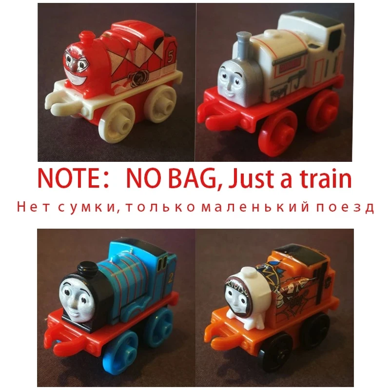 Original Thomas and Friends Mini Train Plastic Locomotive Percy Emily James Manual Hooked Railway Engine Toys for Children Gift