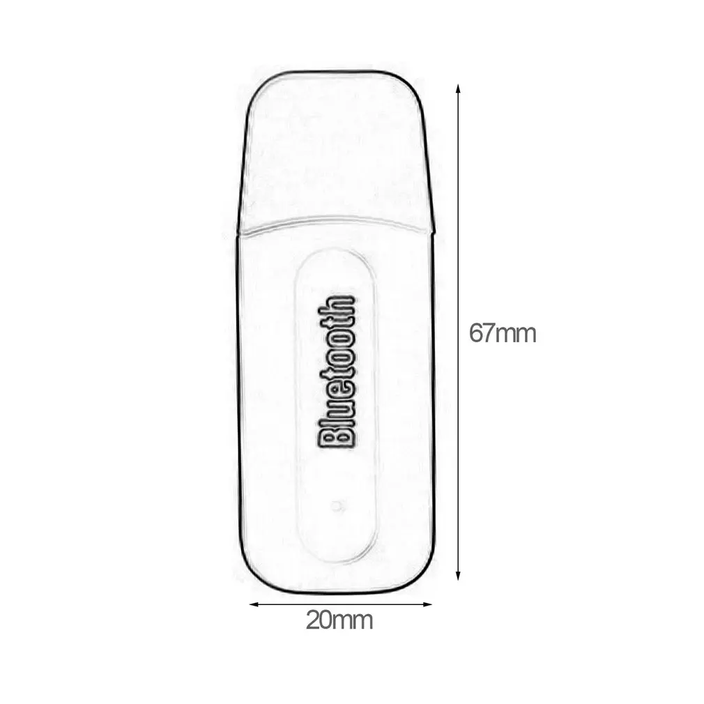 3,5mm Jack USB Bluetooth AUX Drahtlose Auto Audio Empfänger A2DP Musik Empfänger Adapter Für Android/IOS Handy