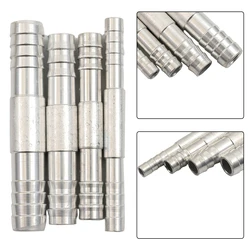 1pc A/C Hose Barb Straight Splice Push In Fitting Aluminium 8-11-13-17mm Car A/C Hose Straight Splice Barbed Fitting