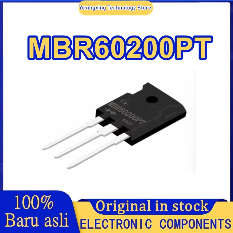 

10 шт./лот, новый и оригинальный диод Шоттки MBR60200PT с большим током 60 А 200 В TO-247