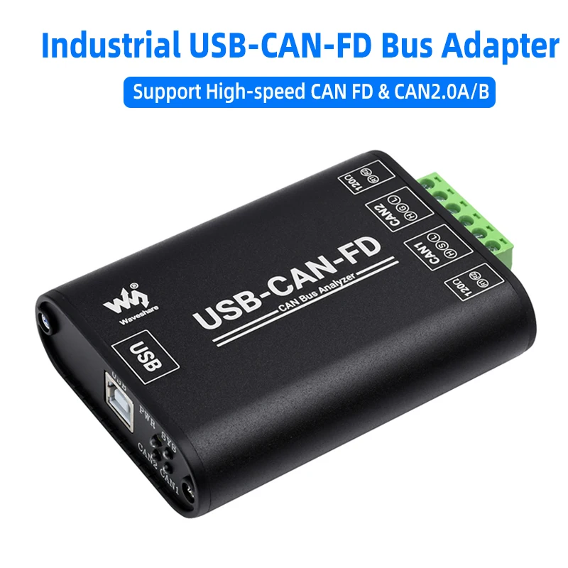 Analizzatore di dati Bus CAN/CAN FD di grado industriale adattatore da USB a CAN FD scheda di interfaccia di comunicazione Bus CAN/CAN FD ad alta