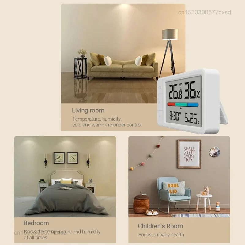 MiaoMiaoCe Intelligent Thermometer Hygrometer Meter Multi Function Clock Digital Display Weather Station Sensor for Home