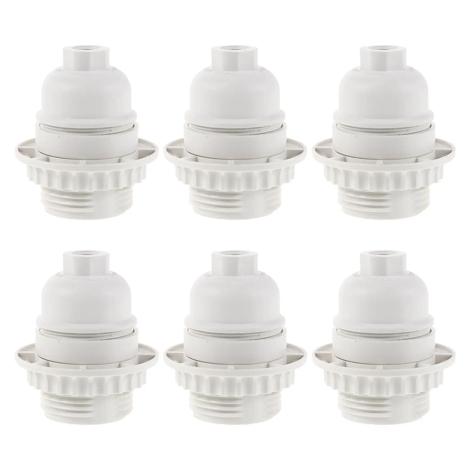 

Durable E26 Threaded Lamp Holder Standard American Style Socket Solid Replacement Base Easy Install for Desk Lamps Indoor