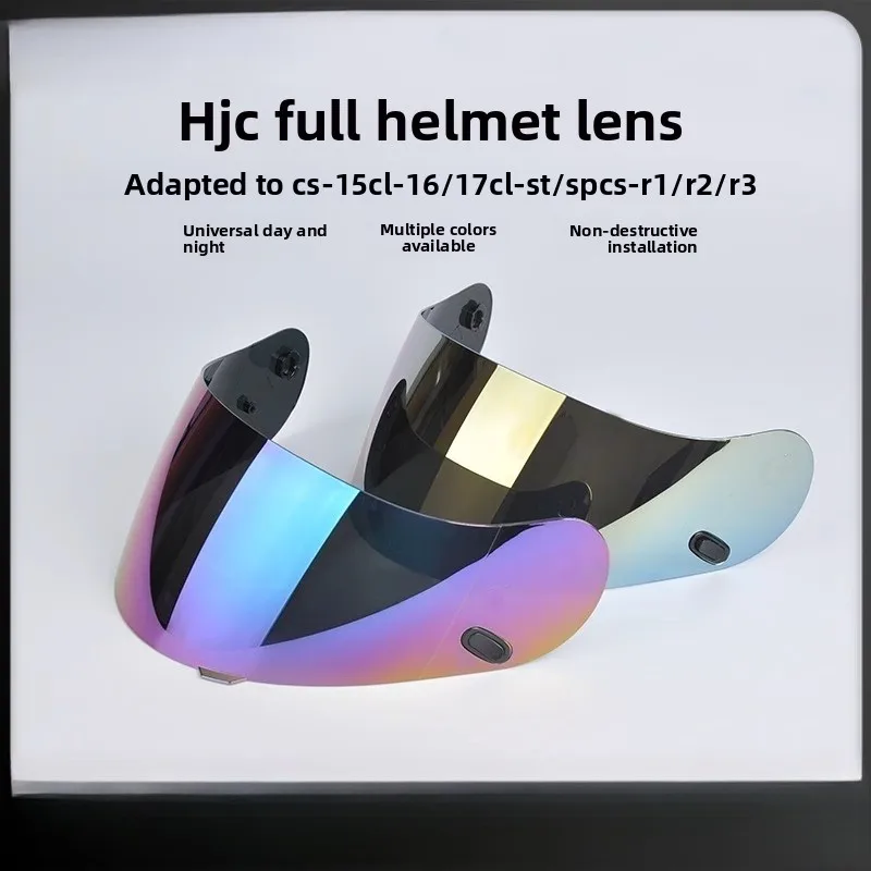 

Compatible with HJC Csr3 CL-17/CL-16/CS-R3CS/CS-15/TR-1 Helmet Lenses, Aurora Color Changing and UV Resistant，night Vision