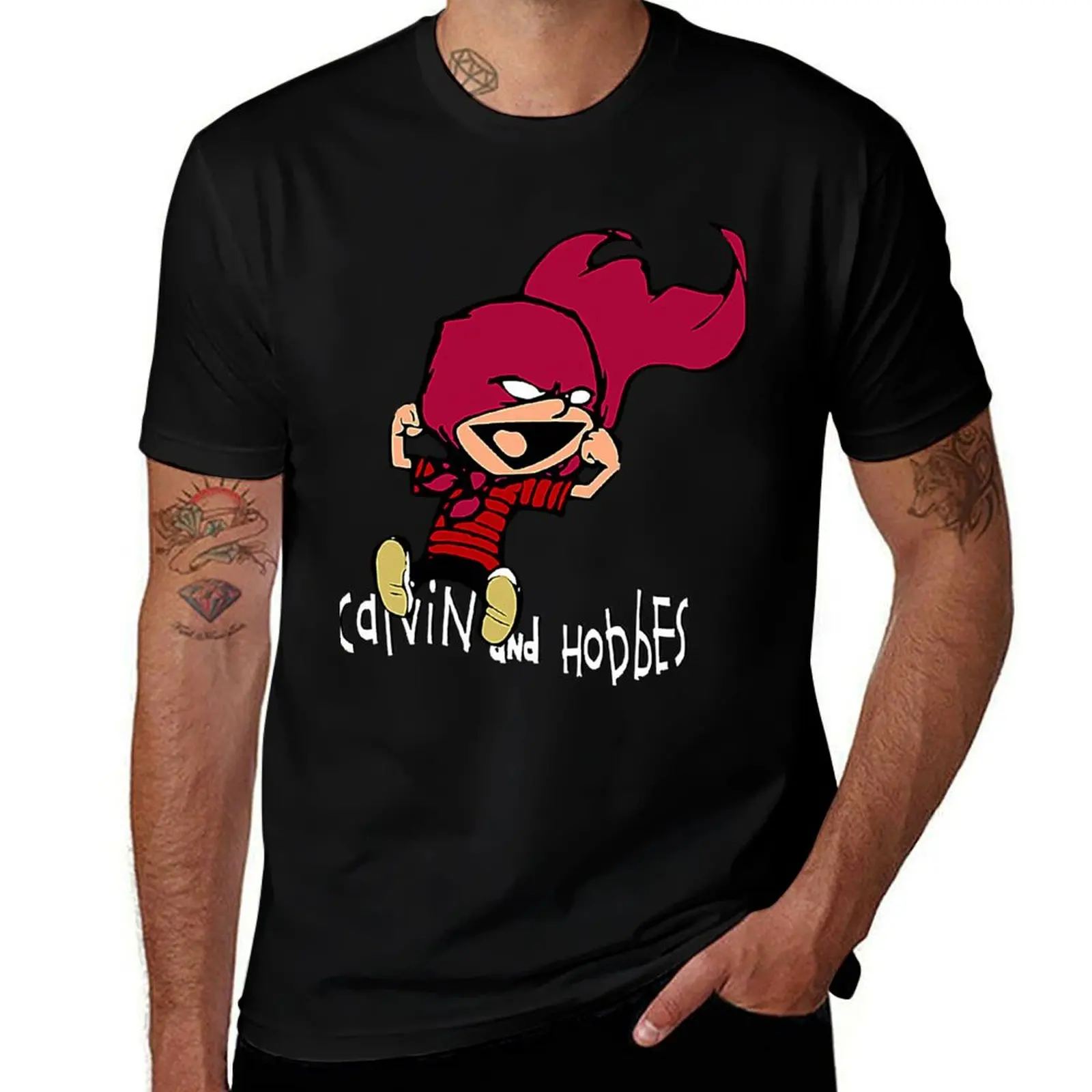 Ways To Improve Calvin Arts Fans Hobbes Birthday Gifts Boys Girls T-Shirt t shirt man designer T-Shirt