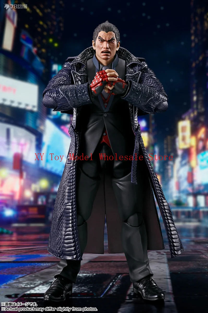الصندوق الأصلي بانداي SHF TEKKEN 8 غضب الوحش الملك الشكل الانتهاء أطقم منمذجة أنيمي لعبة الحركة الكاملة هدايا للأطفال في صدمة
