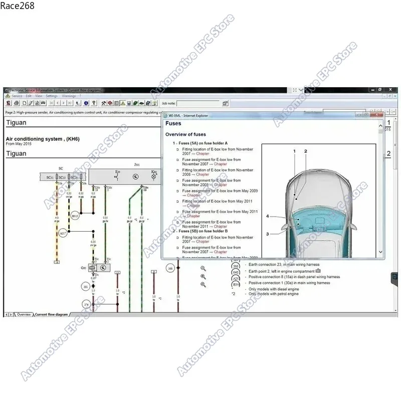 2026 hot ELSAWIN 6.0+ Etk a 8.3  Maintenance Software Group Vehicle Electronic Parts Catalog Suitable for V/W AU/DI SE/AT SK