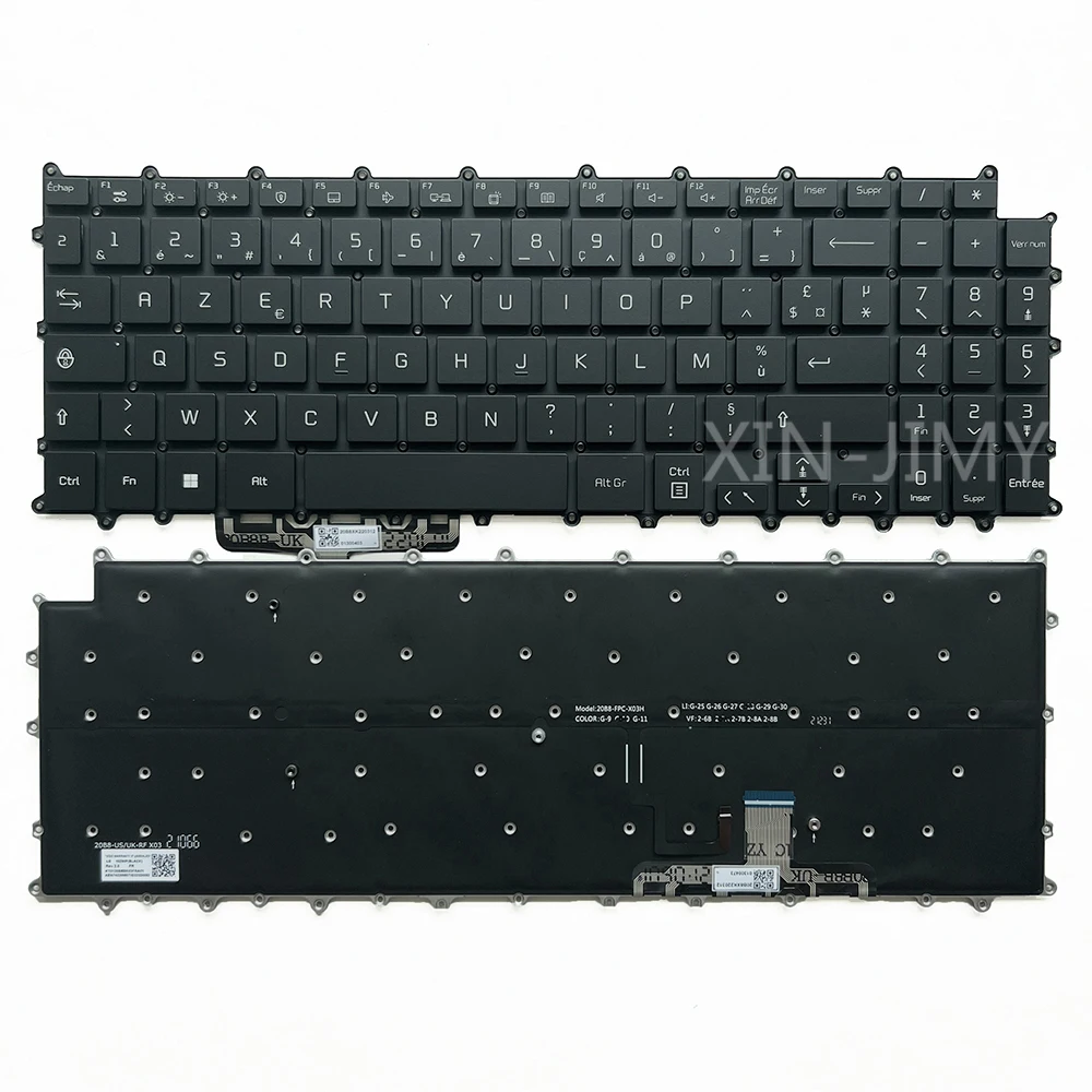 

15Z90P AZERTY Backlit Keyboard For LG 15Z90P 15Z90P-G 15Z90P-N 15Z90P-K 15Z90P-P 15Z90P-GA70K 15Z90P-GR36K 15Z90P-HR56K Backlit