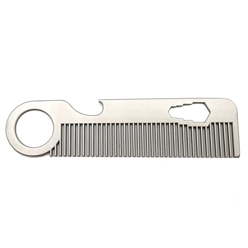 Stainless Steel Comb For Oil Head Portable Hair Comb Portable Beard Mini Comb Beard Comb Men's Beard Comb Styling hair Comb