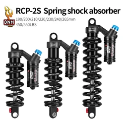 DNM RCP2S Mountain Bike Ammortizzatore Posteriore 550LBS Primavera Coda Morbida 165mm/190mm/200/210/220/240mm Per AM/FR/DH/MTB Ammortizzatore Della Bicicletta