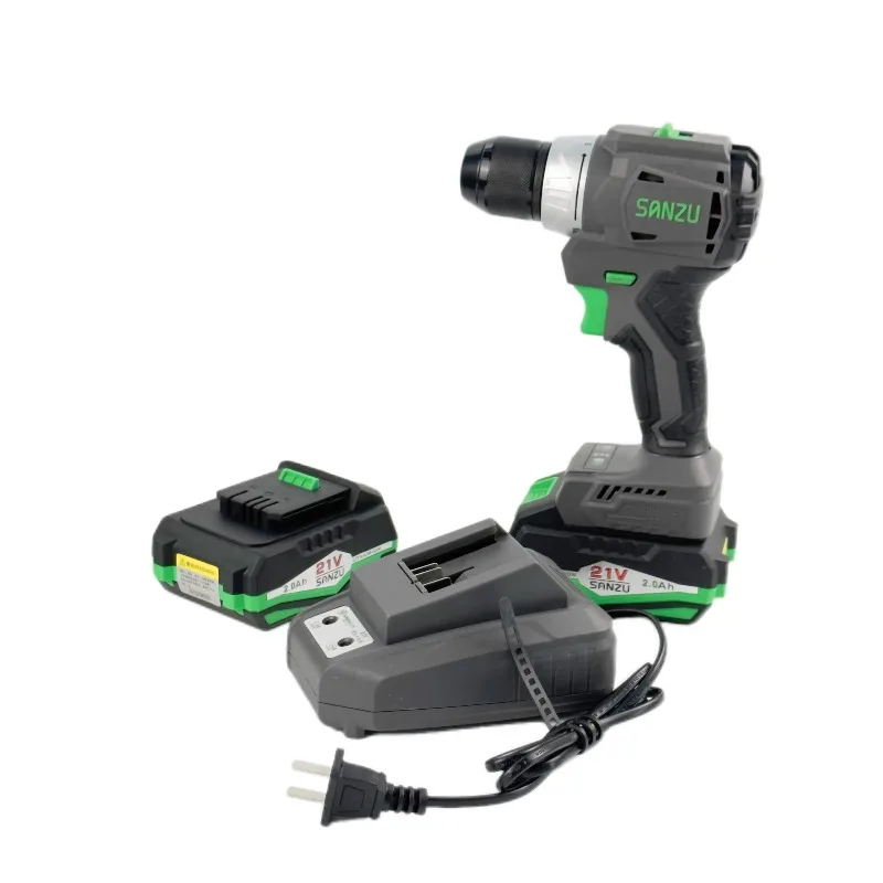 [Hot Sale] 10mm Cordless Impact Drill 45N.M Power Lithium Battery Brushless Motor For Industrial Steel Applications Includes Min