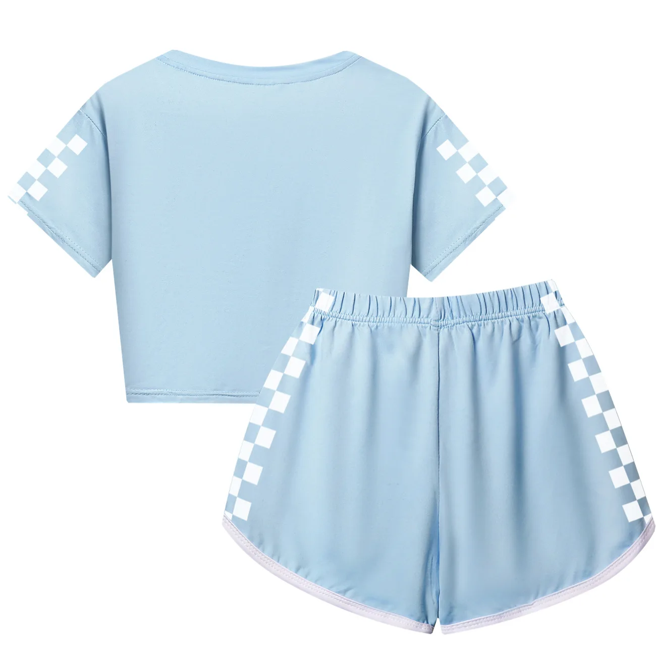 Mädchen-T-Shirt Katseye Beautiful Chaos T-Shirt und Shorts Kleidungsset Outfit T-Shirt Geschenk für Kinder Grafik-Kurzarmshirt Sommer – Detail 6