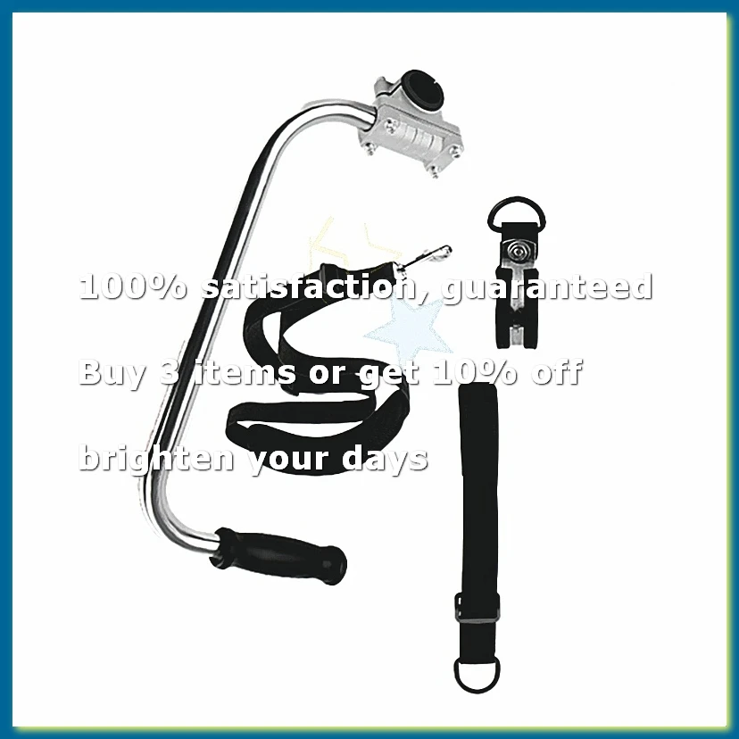 ●Weed Eater Handle, String Trimmer Handle, Ergonomic Trimmer Grip Weed Eater Strap with Shoulder Strap Harness-ROWI
