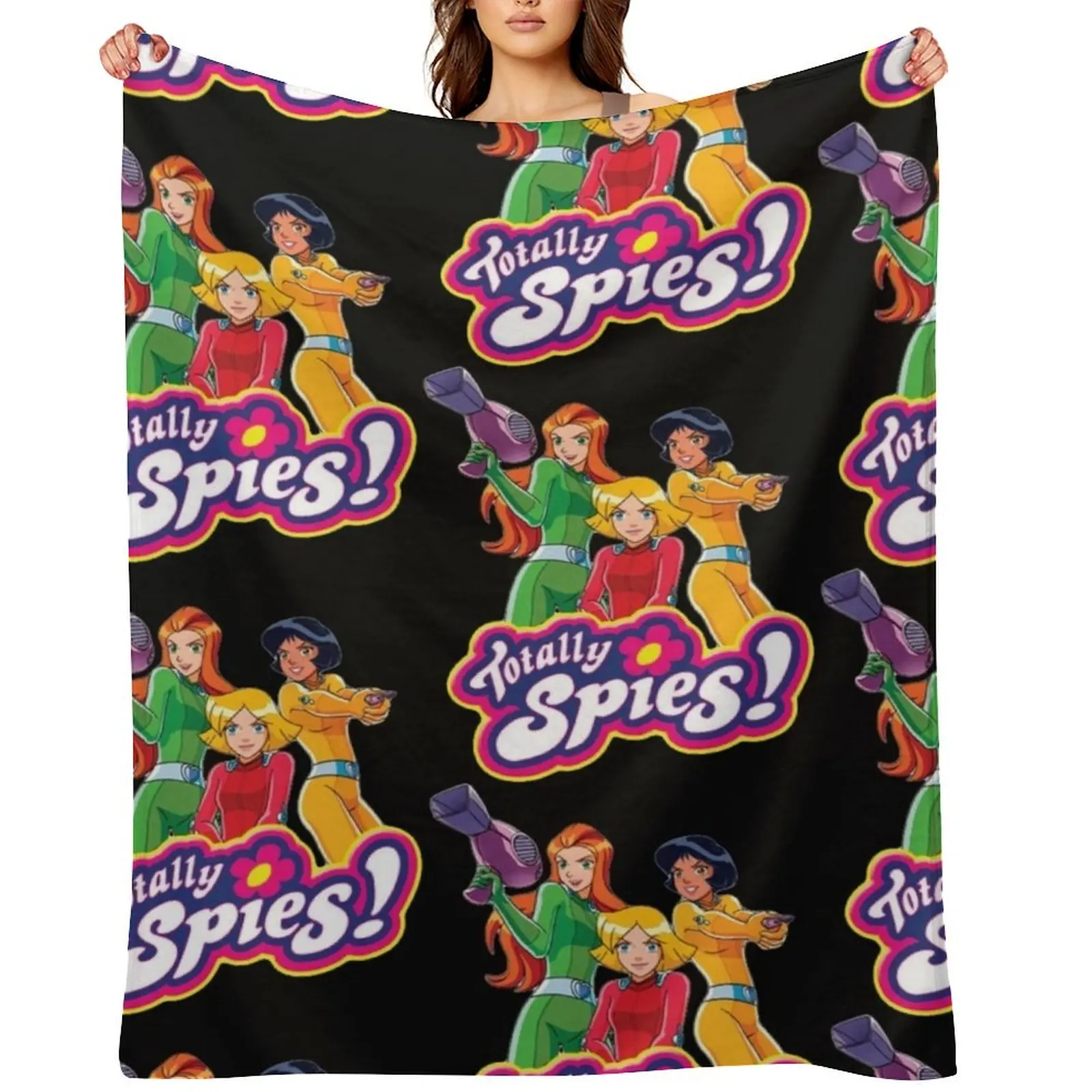 

Totally Spies Classic Throw Blanket Decorative Beds blankets and throws Multi-Purpose warm winter Blankets