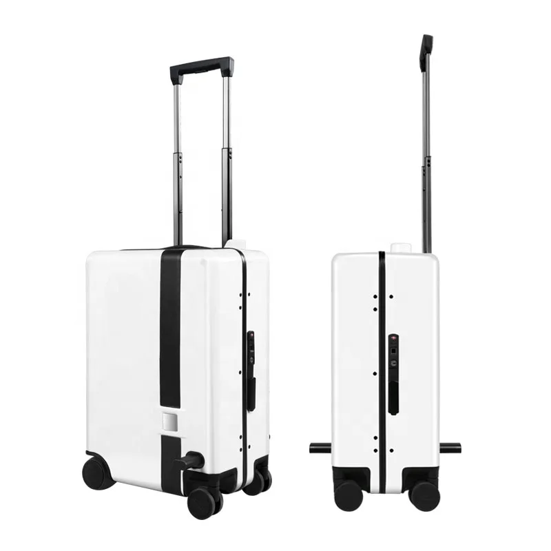 2020 New Automatic Following Robot Smart Luggage USB Charging Board Suitcase with remote control