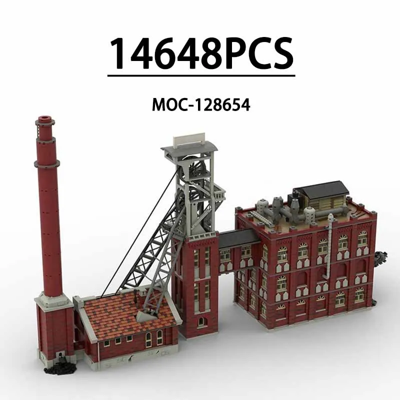 MOC-128654 Coal Mine Factory Construction Rock Coal Deposit Building Block 14648PCS Birthday Toy Children's Christmas Gift