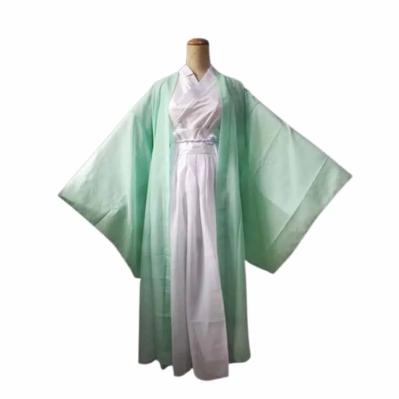 

Chinese Hanfu Dress Women Cosplay Costume Vintage Ancient Tang Dynasty White&Green Party Outfit Hanfu Dress Plus Size 3XL