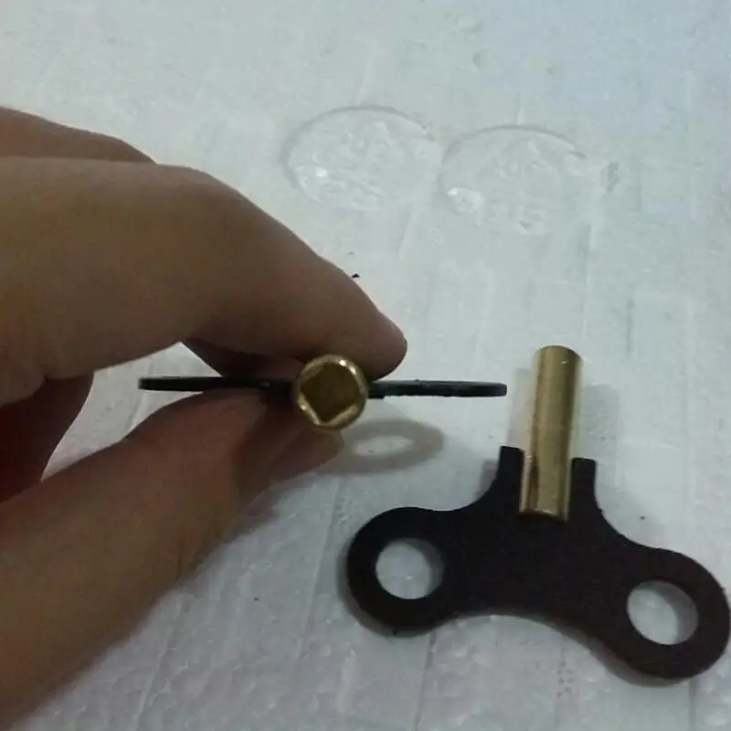 Clock Keys For Winding Wood Clock Winding Key Solid Clock Supplies Mechanical Clock Crank Winder Motor Kit For Watch Repair