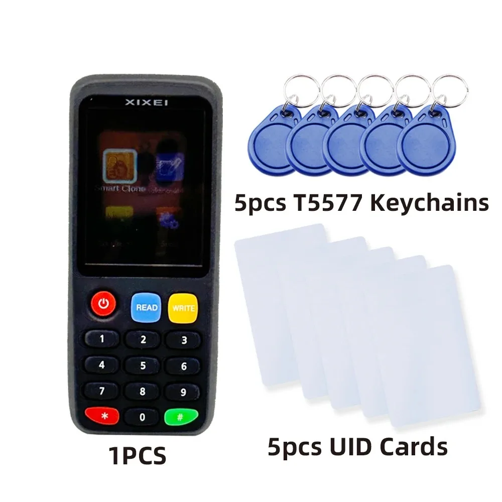 

Newest RFID NFC Reader Writer X7 Programmer Key Tag UID Clone Card Duplicator 125khz 13.56MHz Full Frequency Copier Duplicator