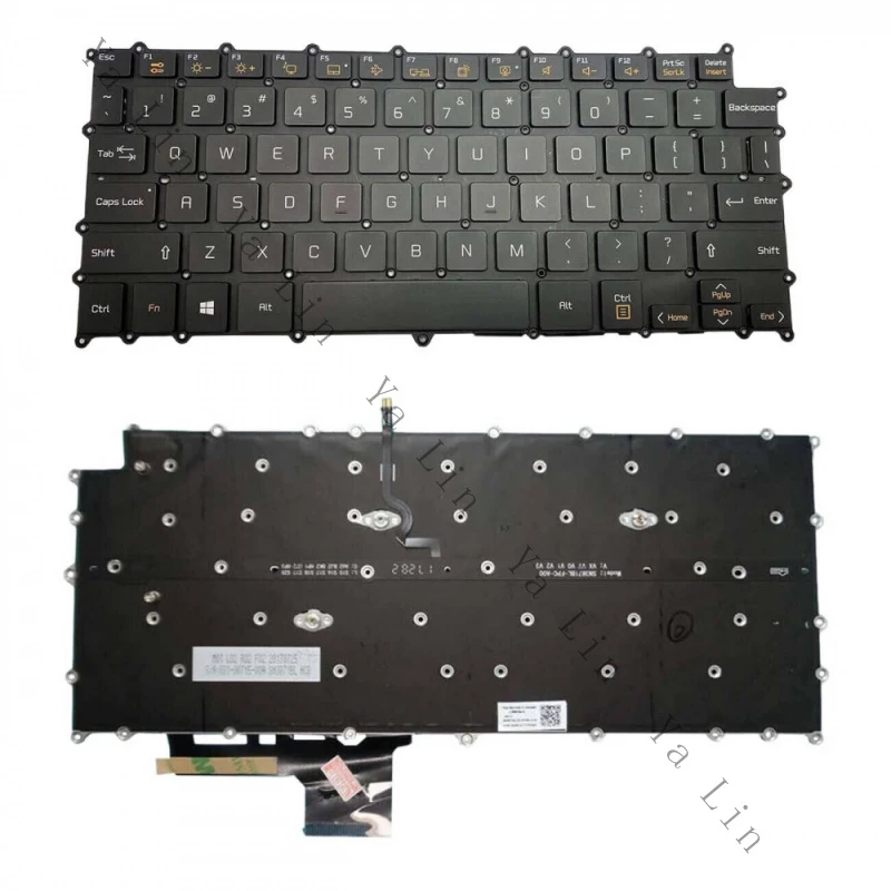 Новая клавиатура с подсветкой (US-раскладка) для ноутбуков LG Gram 14Z980, LG14Z98, 14ZD980, 14Z990, 14Z990C, 14ZB990, 14ZD990 – запасная часть