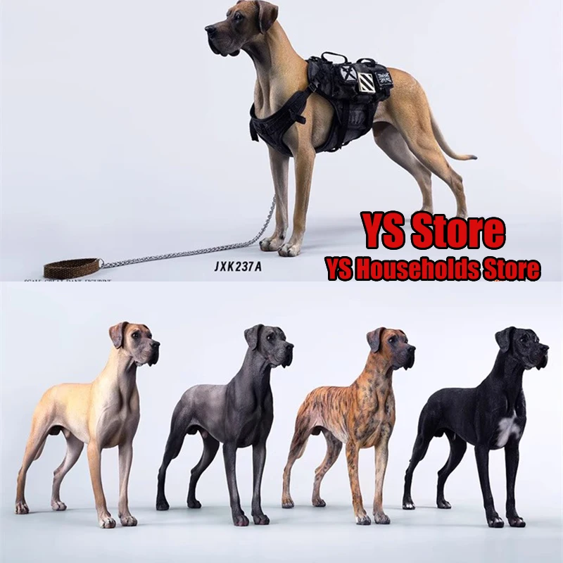 

JXK JXK237 1/6 собака Великого Дэн, модель животного, имитация украшения дома, модель, аксессуар для 12 дюймов, экшн-фигурка, украшение сцены