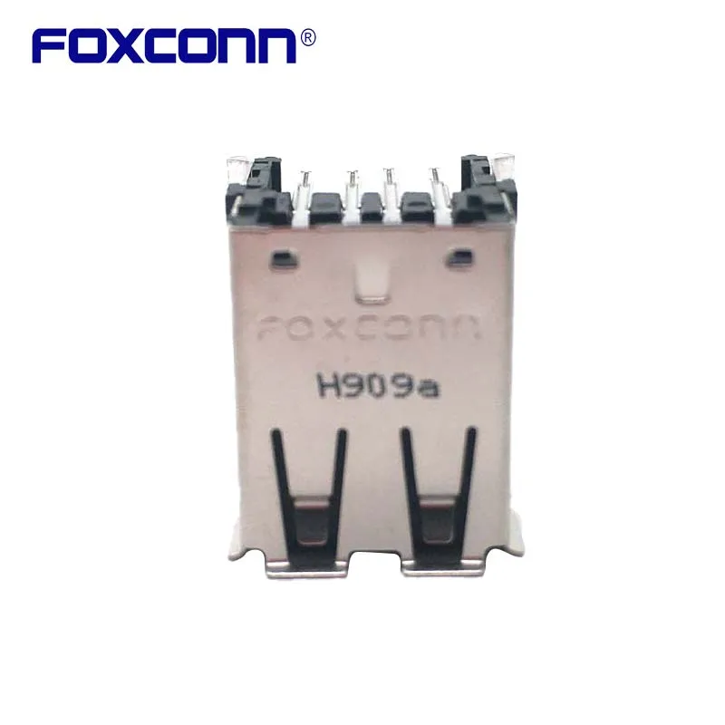 Foxconn UB1112C-8FDH-4F Original 8P Double Deck USB 90 degree Bend Foot Spot stock