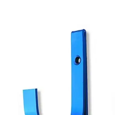 2 Piece Aluminum Pool Pole Hanger Kit for Storing Pool Maintenance Tools Such as Skimmers Brushes and Vacuum Attachments