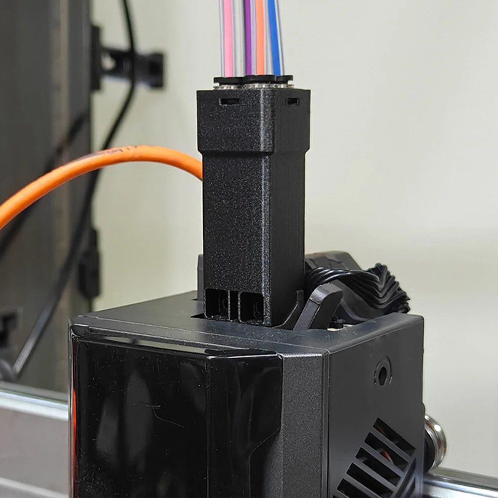 1 PCS Extruder 4 Colors Filament Hub For Anycubic Kobra 3/Max/S1/S1C 3D Printer Multi-Color Hub (4-in-1-out) Parts Accessories 4