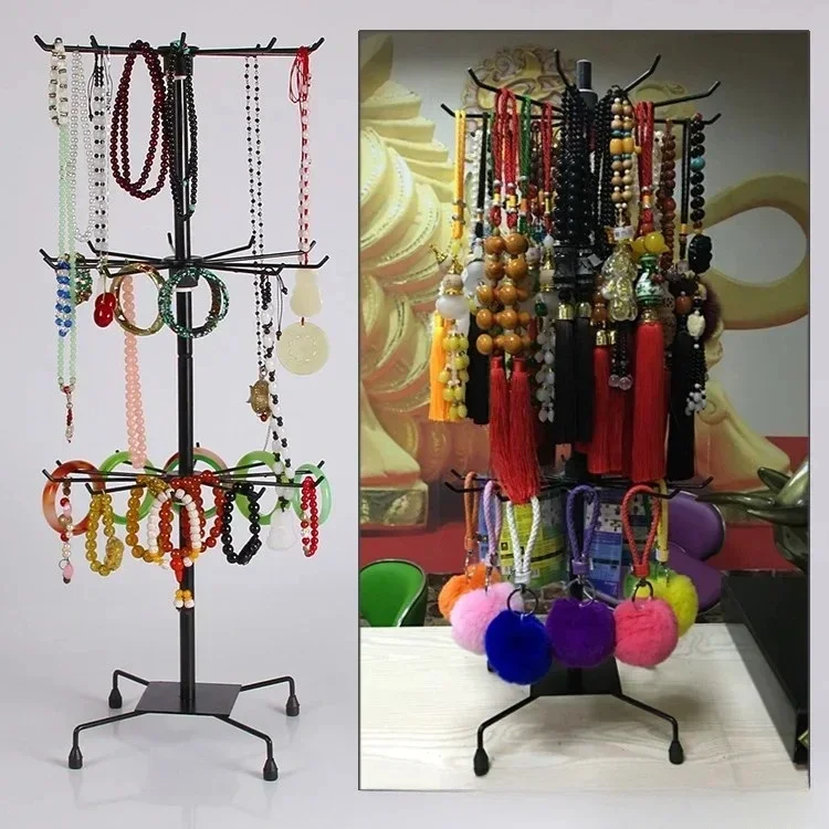 7 Layer Store Display Stand Spinner, Jewelry Key Chain, Socks and Hats, Toy Display Removable Store Spinner
