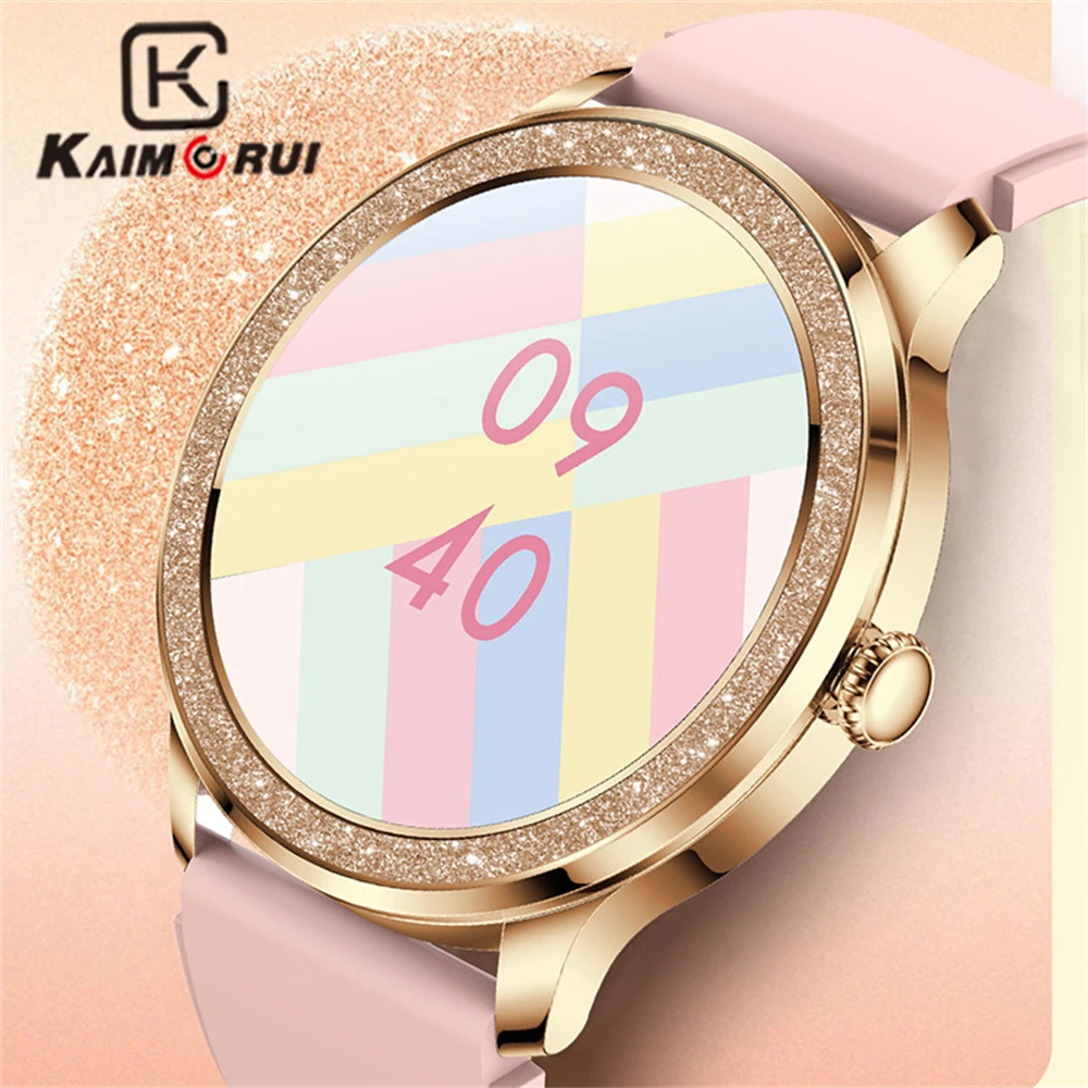 

KAIMORUI Female smartwatch Bluetooth Call Heart Rate Information Push Music Control Smart Wristband Sports Watches For Women