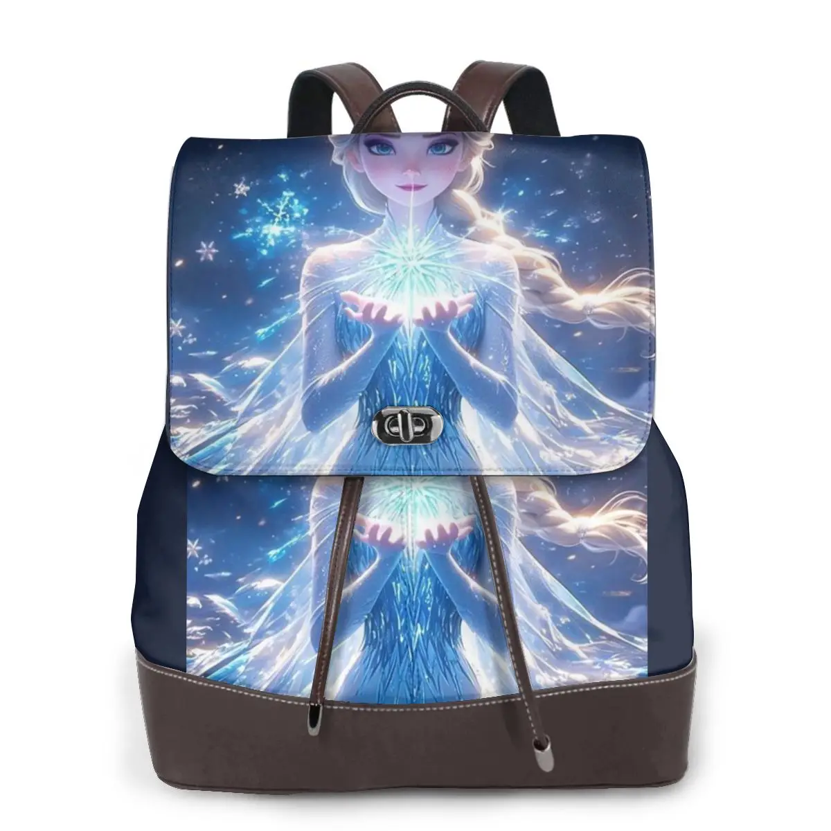 

Disney Frozen Elsa New Hot Women’s Backpack Designer High Quality Leather Simple Fashion Backpack Large Capacity Backpack