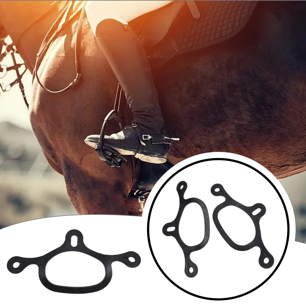 Spurs Belt Tie Down Strap 1 Pair Rubber Material For Horse Training Secures Spurs In Correct Position On Boots