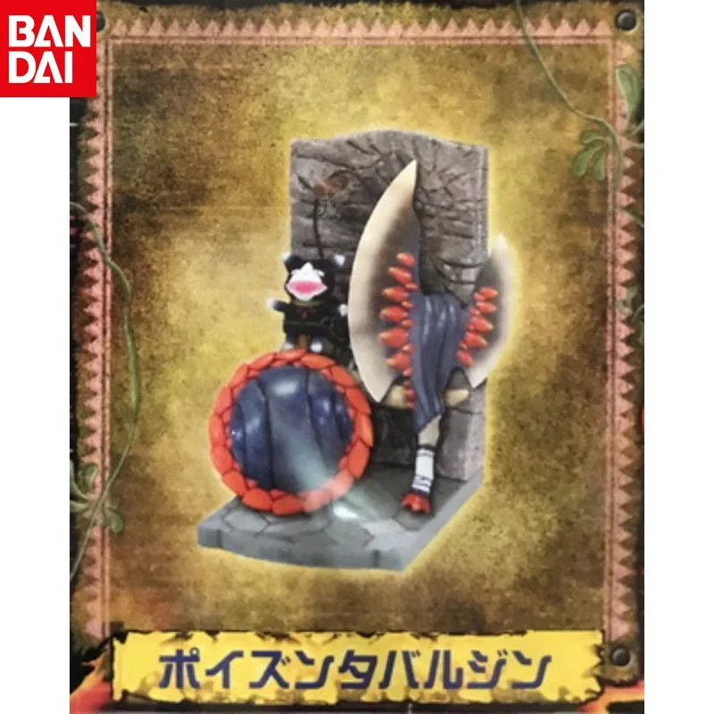 BANDAI Monster Hunter Fire Dragon Equipment Weapon Hunting Props Gashapon Action Figures Collect Model Toys