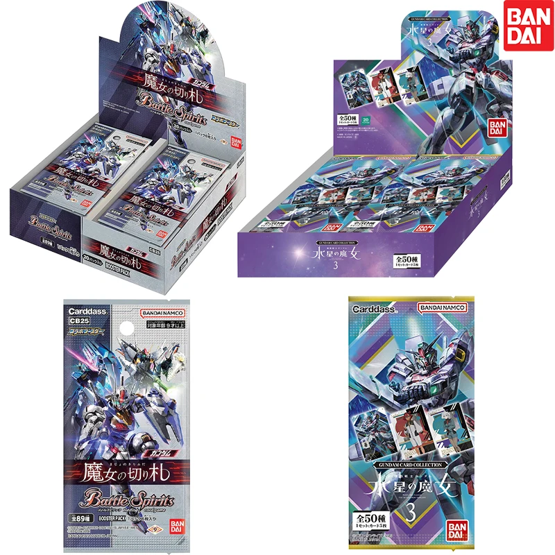

Новый усилитель для совместной работы Battle Spirits BANDAI Gundam Witch Trump Booster Pack CB25 BOX TCG Collection Card