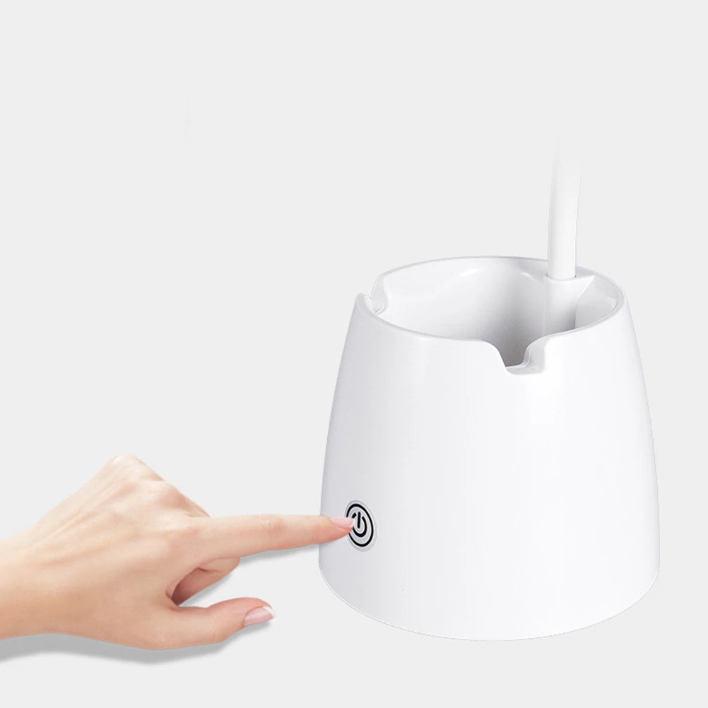 

Usb Rechargeable Desk Lamp With Pen Holder Storage Reading Light For Night Use Book Stand Phone Rack Eye-Caring Study