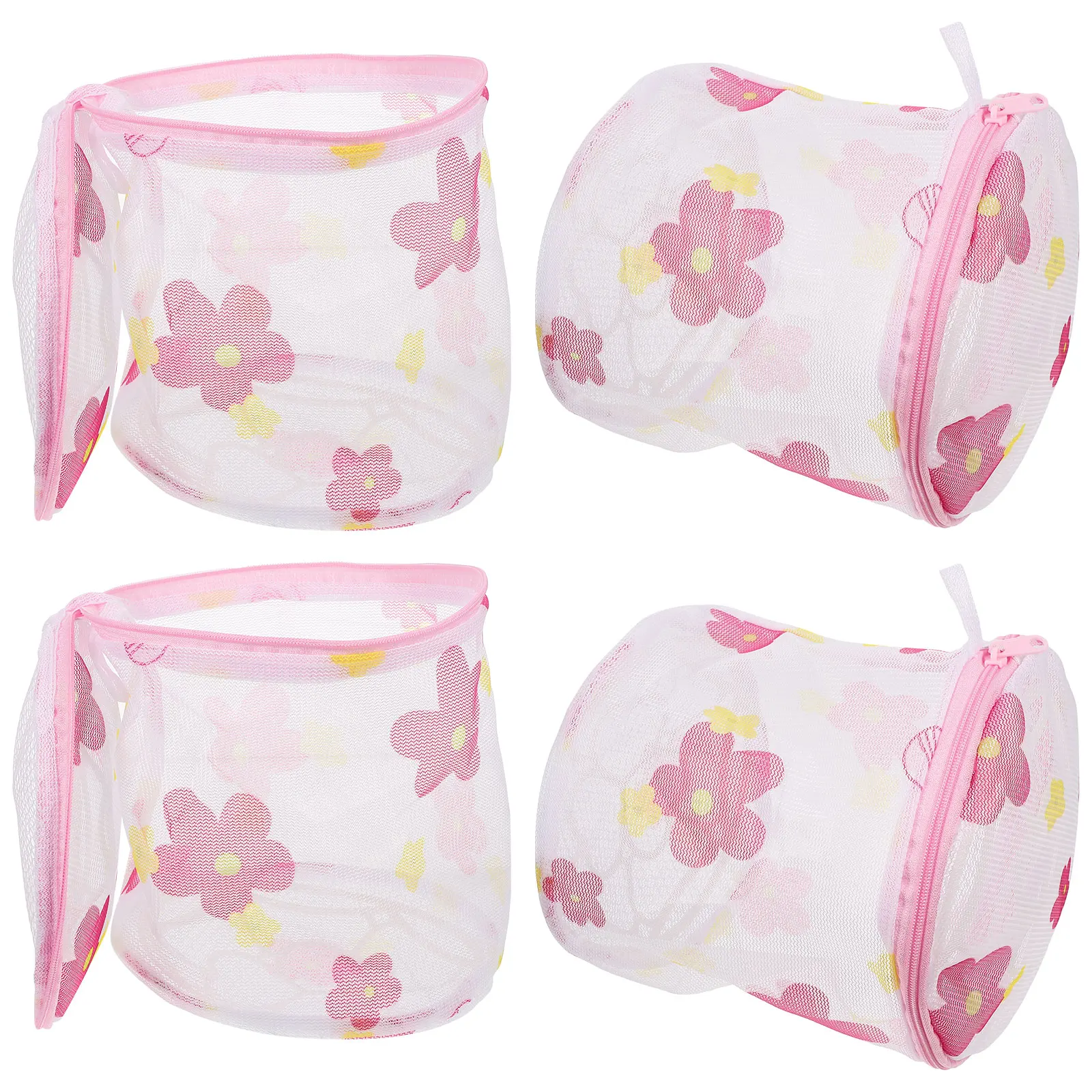 

4pcs Underwear Washing Bags Foldable Travel Baby Plastic Laundry Bags for Lingerie Mesh Sock Bag Dry Cleaning Bag