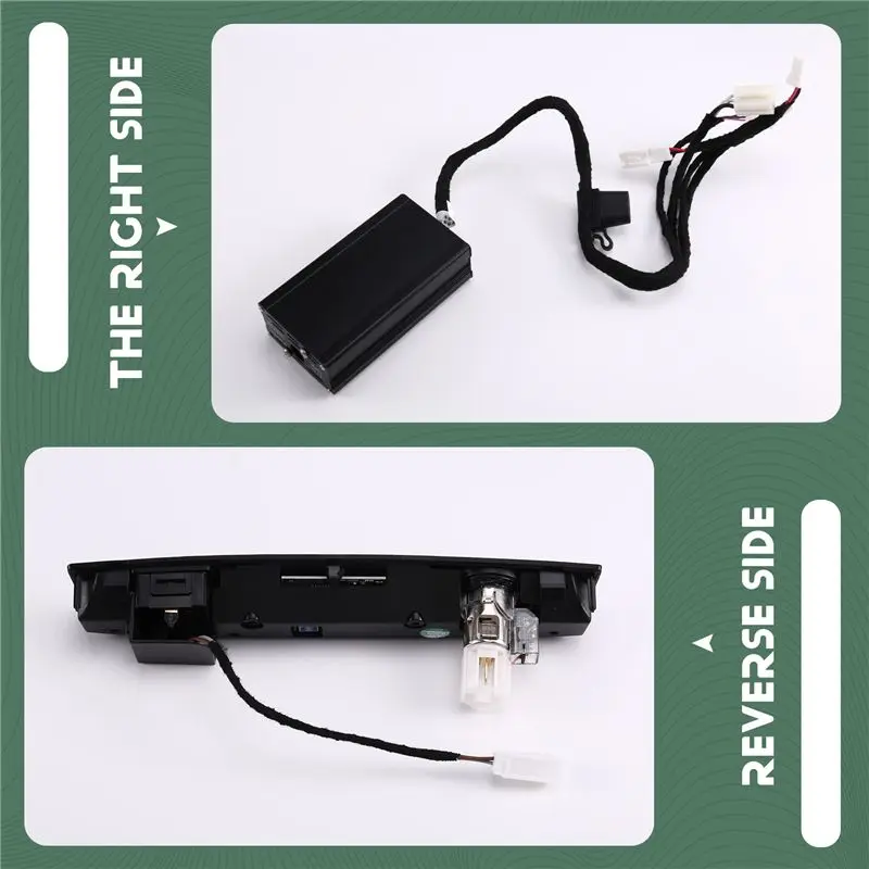 Multifunction Car Rear Seat USB Socket Port Voltmeter Rocker Switch For Toyota Land Cruiser 200 LC200 2008 To 2015